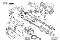 Bosch 0 601 937 5B0 Gsb 12 Vse-2 Cordless Impact Drill 12 V / Eu Spare Parts